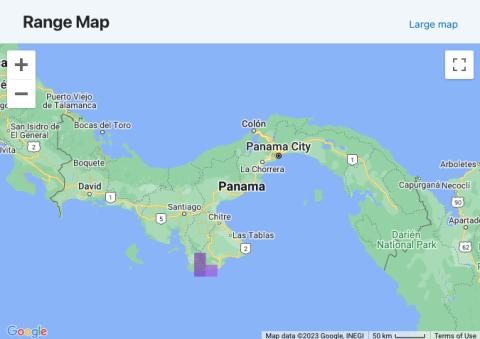 Distribution inside Panama opf P. eisenmanni